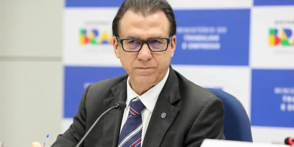O ministro do Trabalho e Emprego, Luiz Marinho