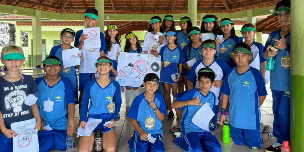 Estudantes trabalharam em vários momentos para alertar população sobre os riscos do mosquito transmissor