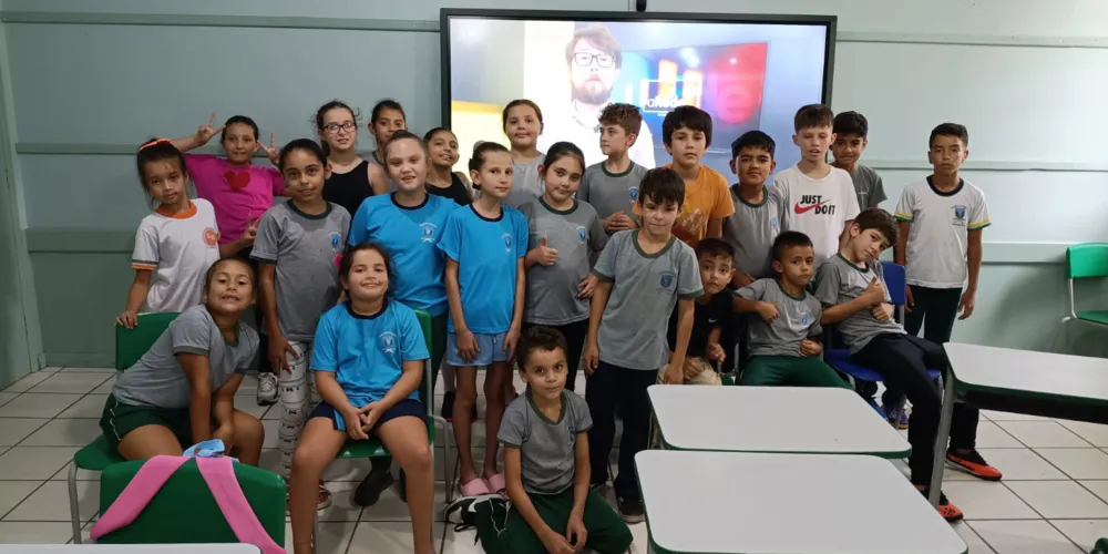 Estudantes tiveram um importante aprendizado com o material audiovisual do projeto