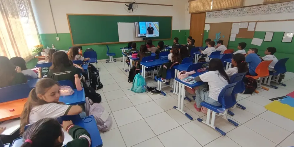 Projeto e multinacional levaram importantes informações à turma