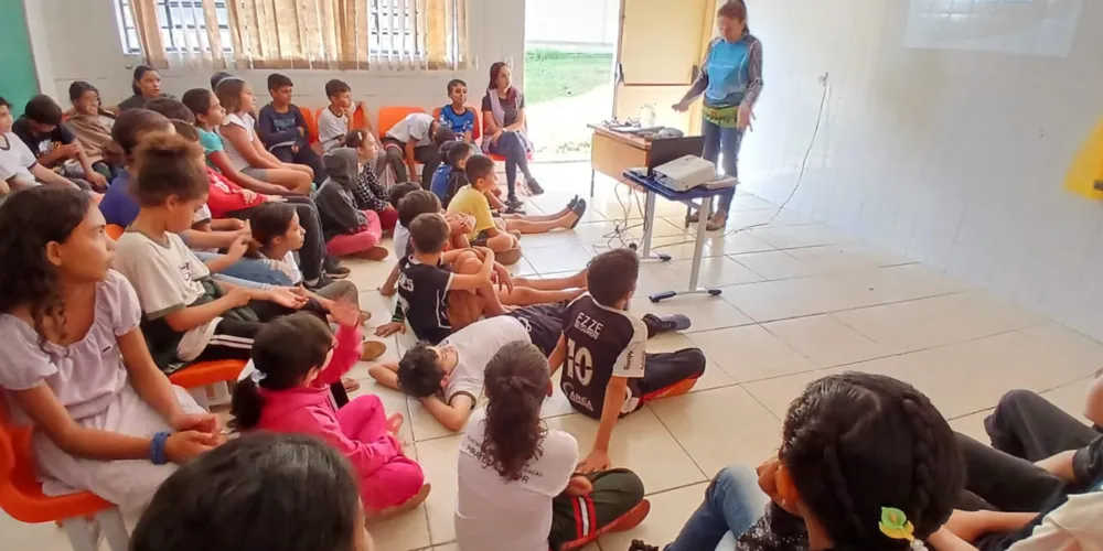 Estudantes puderam conhecer mais sobre as raízes do local em que vivem