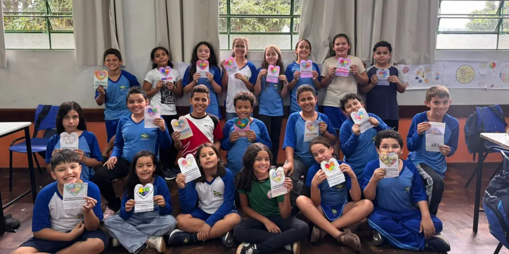 Estudantes trabalharam de forma prática o assunto