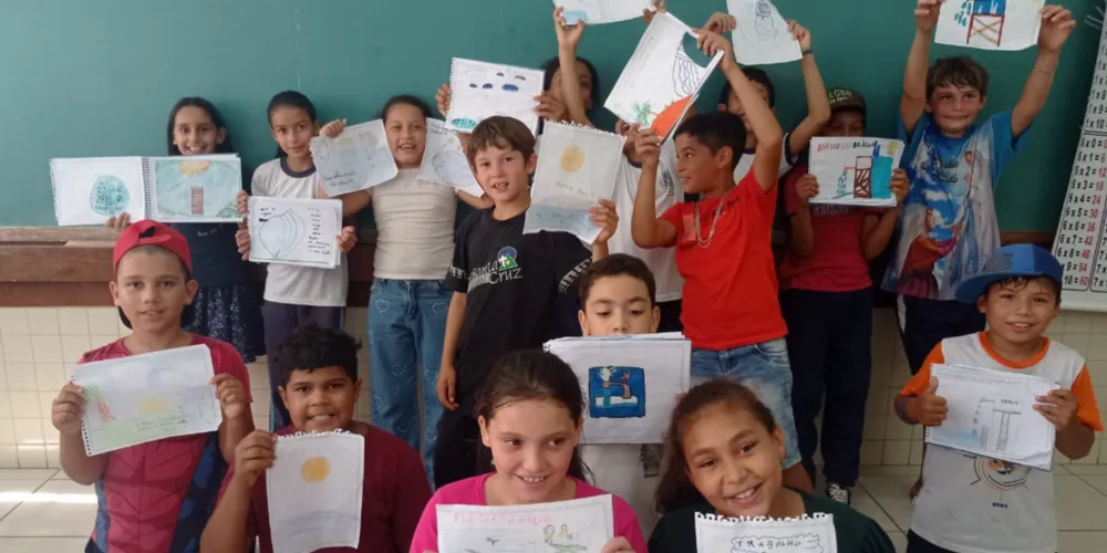 Estudantes puderam produzir questões voltadas à preservação hídrica