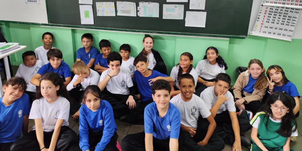 Estudantes tiveram diversificada proposta e puderam 'explorar' espaço escolar