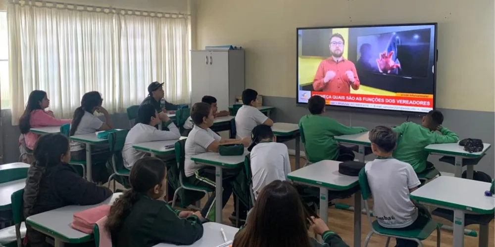 Conteúdo audiovisual contribuiu para imersão na temática em sala