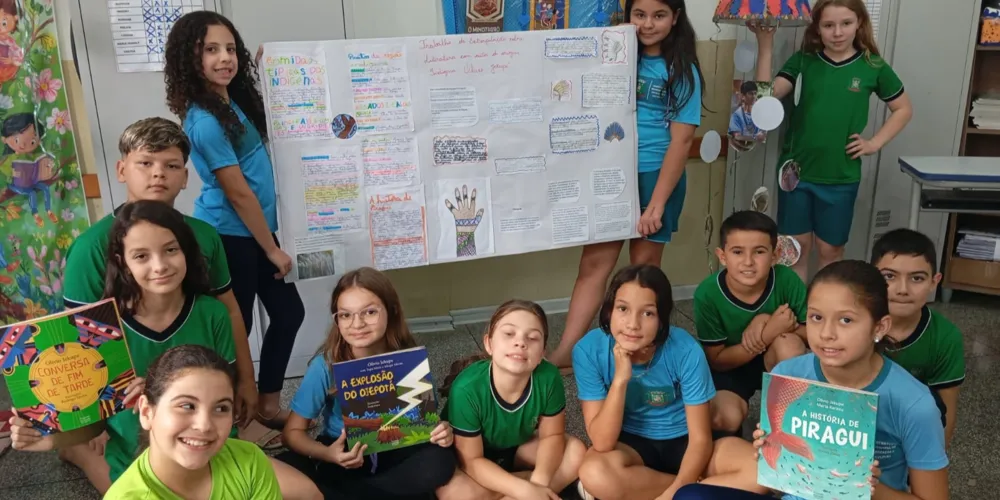 Produção de material coletivo contribuiu com fixação dos conteúdos