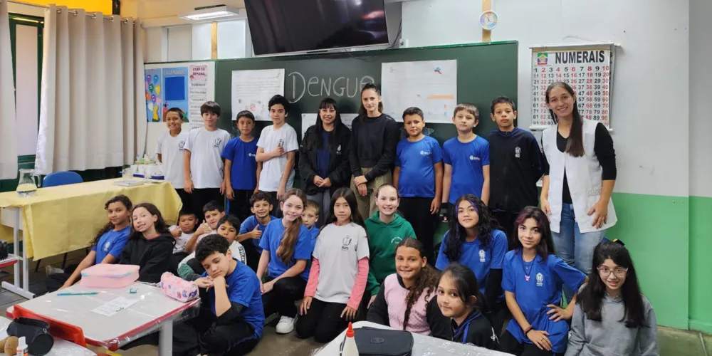 Estudantes puderam entender mais da proposta e atuarem como jornalistas junto às convidadas