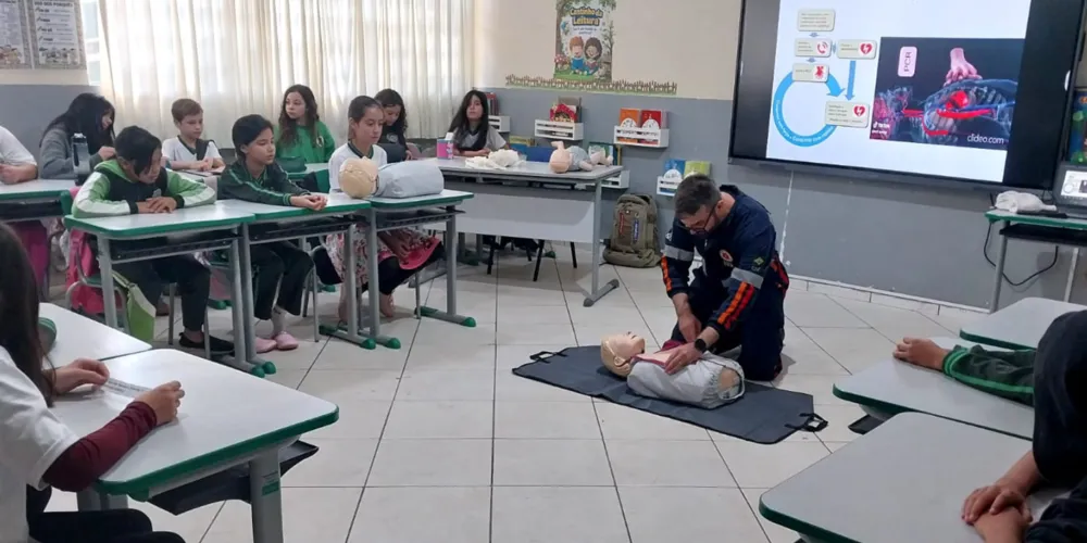 Vários momentos, como as simulações em sala, engajaram os estudantes