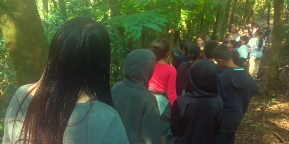 Estudantes puderam caminhar e conhecer mais do local