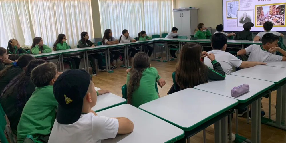 Conteúdo audiovisual foi base para amplo trabalho em sala de aula
