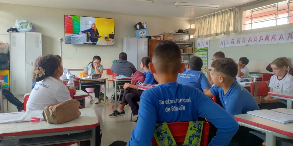 Recurso audiovisual foi base para ampla proposta dentro e fora da sala de aula