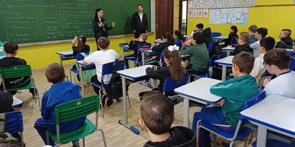Estudantes puderam absorver importantes informações em sala de aula