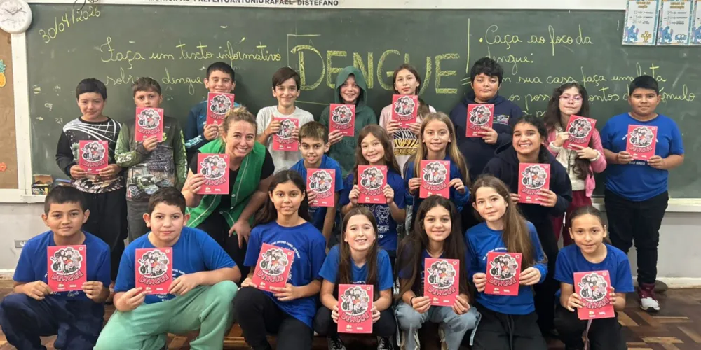 Estudantes puderam ser verdadeiros agentes no combate ao mosquito transmissor
