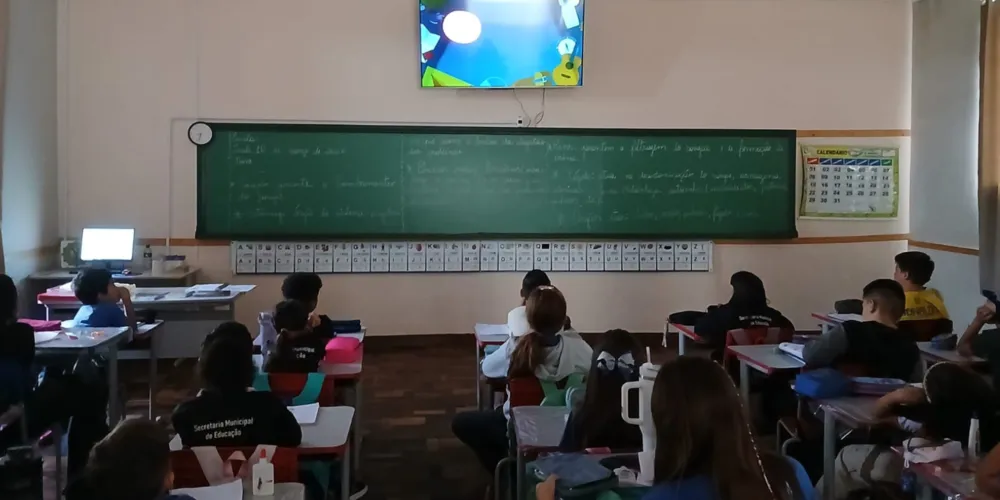 Recurso audiovisual contribuiu de forma efetiva em sala de aula