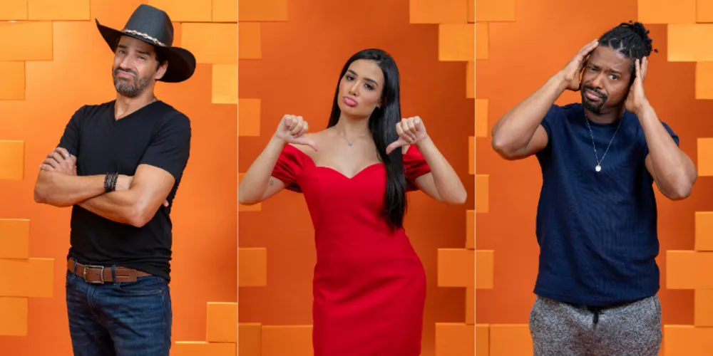 Alberto Cowboy, Jordana e Leandro Boneco disputam Paredão no BBB 26