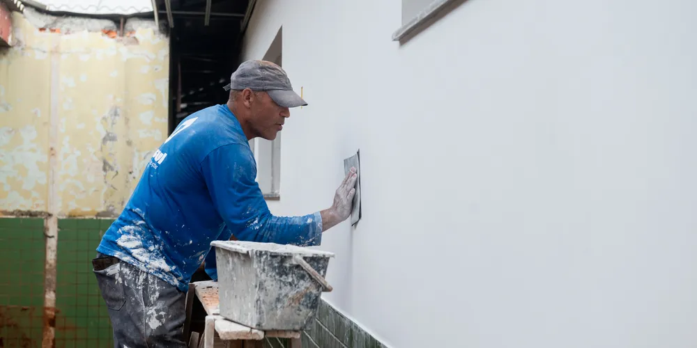 Obras na Escola Municipal Professora Haydeê Ferreira de Oliveira