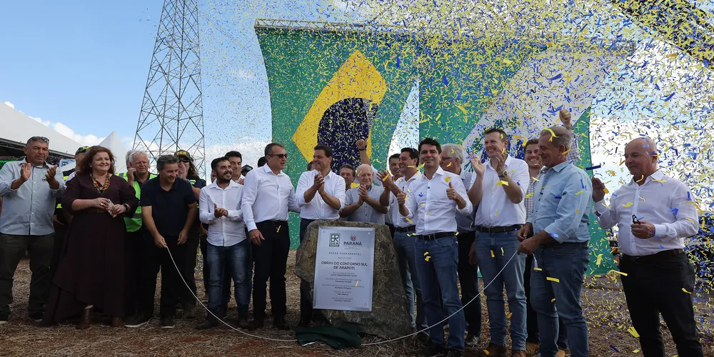 O governador Carlos Massa Ratinho Junior lança nesta quinta-feira (7),  a pedra fundamental do Contorno de Arapoti