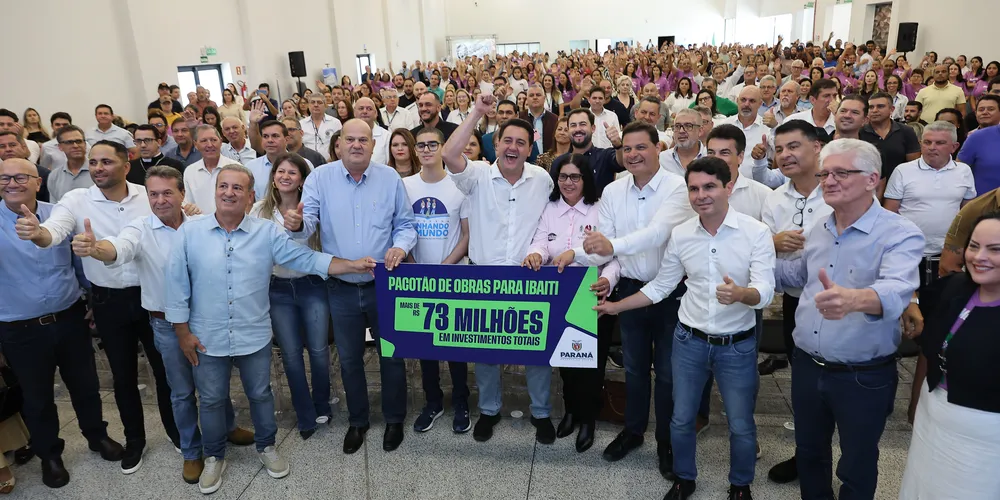 Segundo Ratinho Junior, as obras de Ibaiti fazem parte de uma estratégia mais ampla de investimentos para melhorar as condições logísticas do Estado