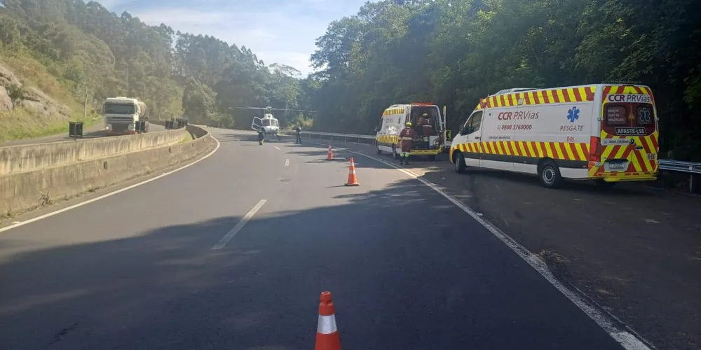 Não há informações atualizadas sobre o estado de saúde da vítima