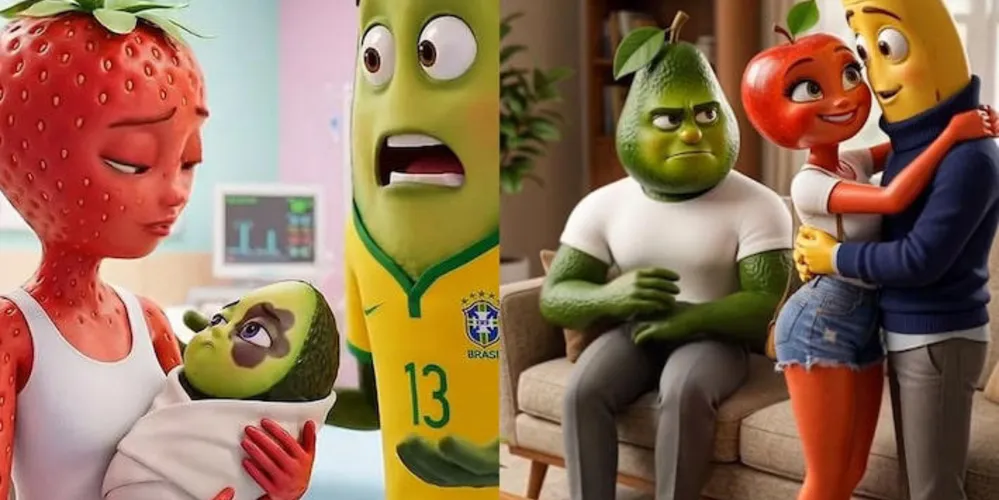 Novelas das frutas geradas por IA dominam redes sociais; conteúdo é problemático, segundo governo