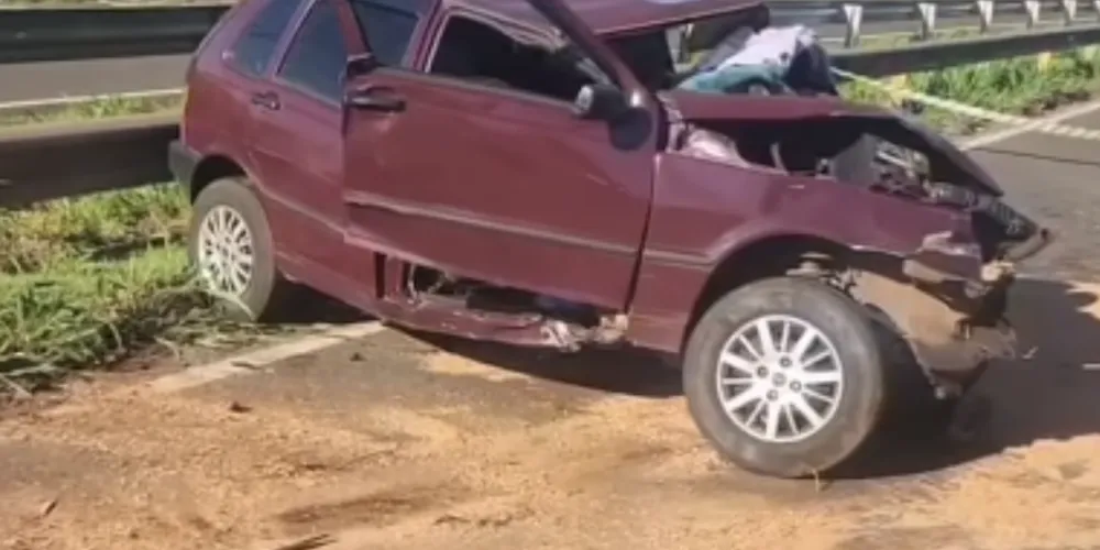 Acidente na BR-376, entre Apucarana e Cambira