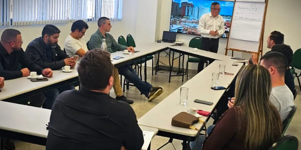 Encontro aconteceu na última semana com empresas do segmento imobiliário