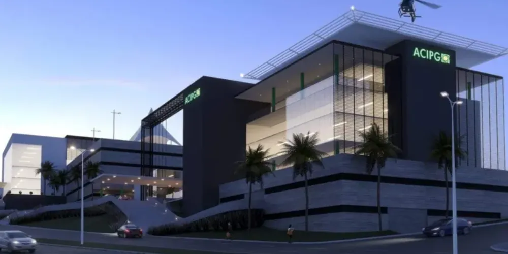 A sede da Associação Comercial, Industrial e Empresarial de Ponta Grossa (ACIPG)