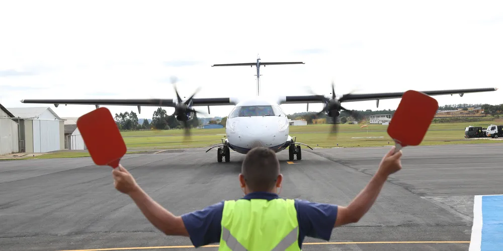 O Aeroporto Sant'Ana passa por obras desde a operação do último voo comercial em Ponta Grossa, realizada há um ano