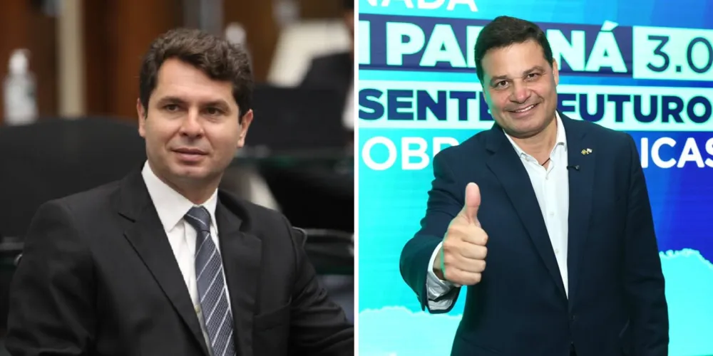 Alexandre Curi (Republicanos) e Sandro Alex (PSD)