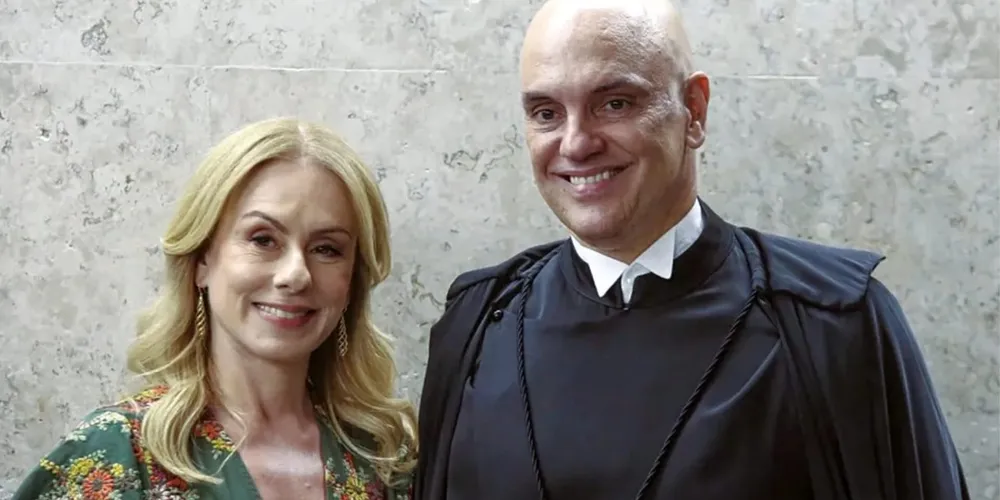Alexandre de Moraes, do STF (Supremo Tribunal Federal), e sua esposa, a advogada Viviane Barci de Moraes
