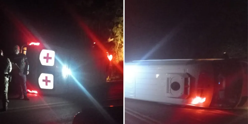 Dois passageiros, de 33 anos, sofreram ferimentos leves