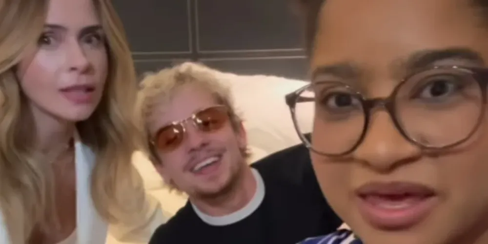 Milena, Juliano Floss e a campeã da temporada, Ana Paula Renault