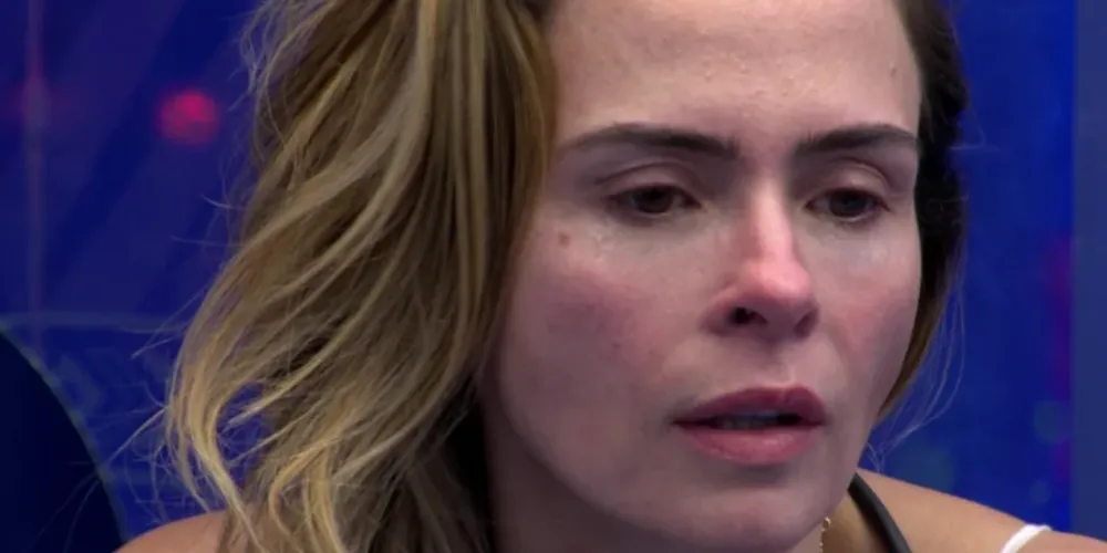 No espaço reservado, Ana Paula foi informada pela produção sobre a morte do pai