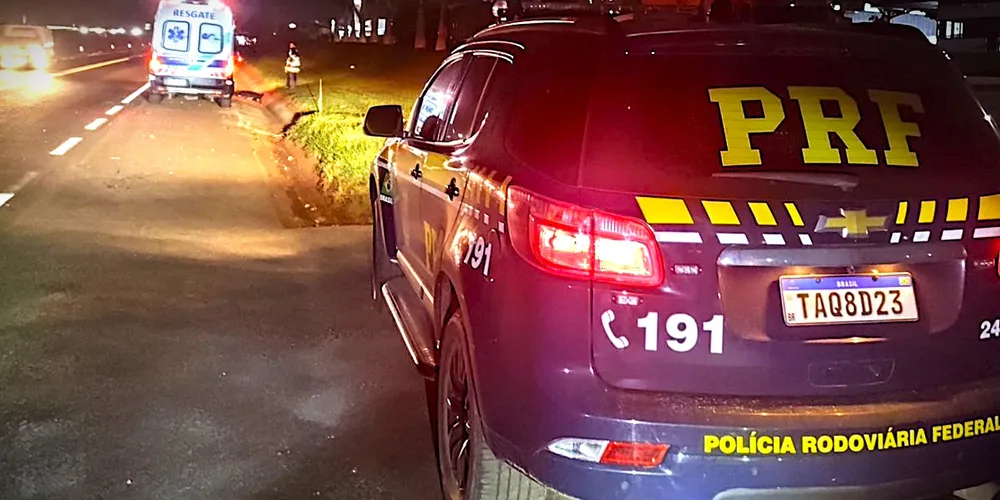 Equipe da Polícia Rodoviária Federal atendeu a ocorrência