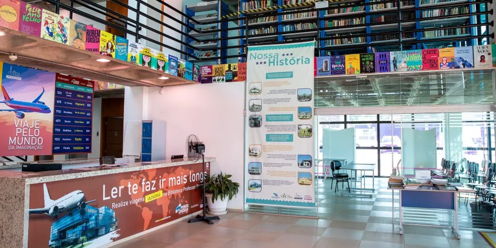 Todas as atividades da semana acontecem nas dependências da Biblioteca Pública