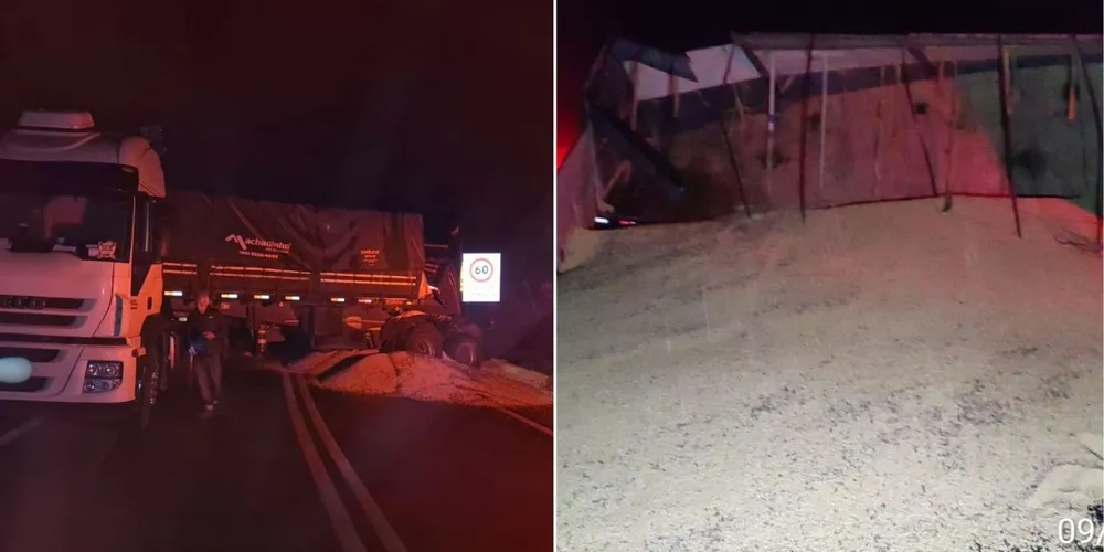 Nenhuma pessoa ficou ferida e foram constatados somente danos no veículo