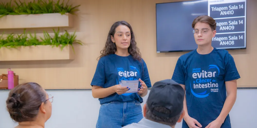 Na última sexta-feira (27), estudantes do curso de Medicina realizaram uma ação com pacientes que estavam no Ambulatório Médico de Especialidades (AME)
