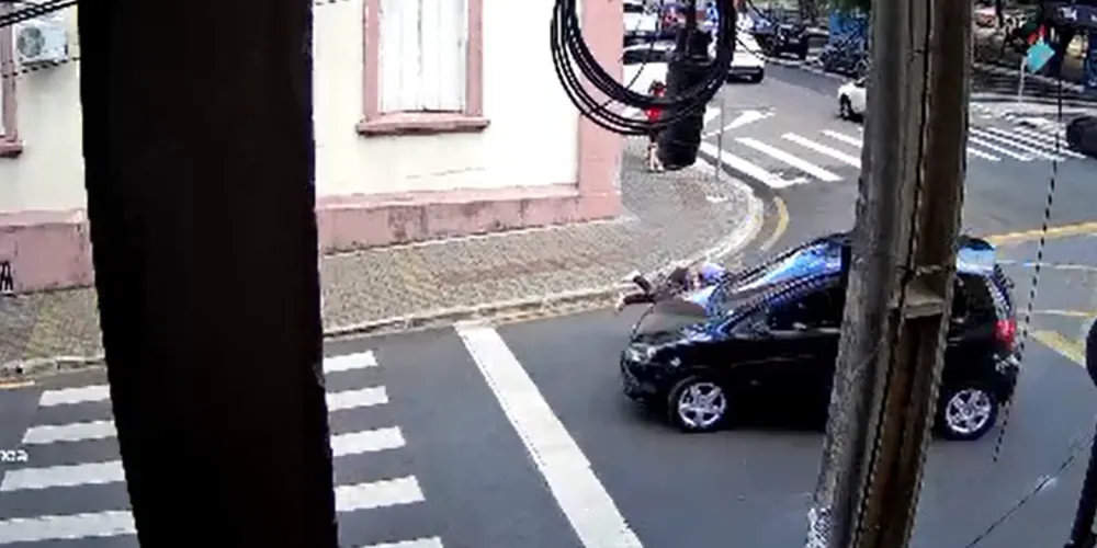 A senhora sofreu somente ferimentos leves