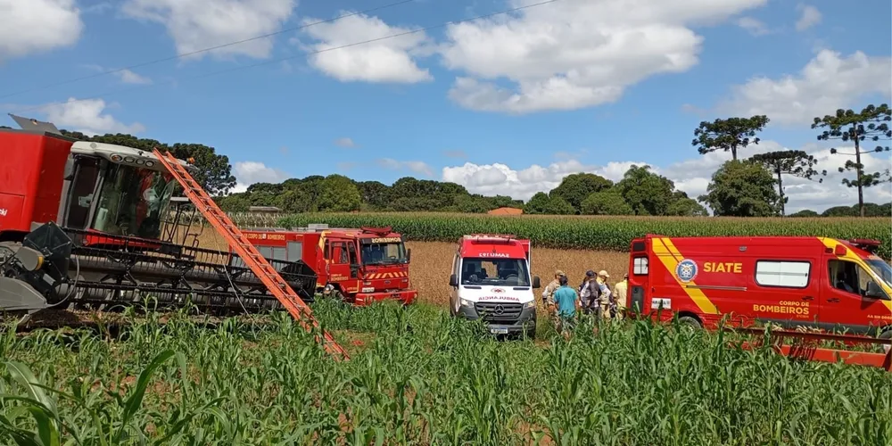 Resgate realizado em São Mateus do Sul