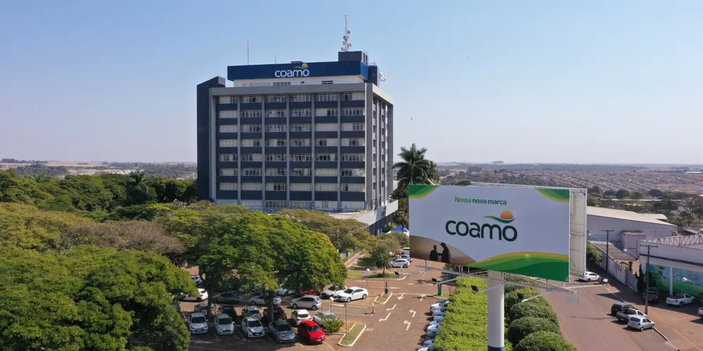 A sede da Coamo em Campo Mourão (PR)