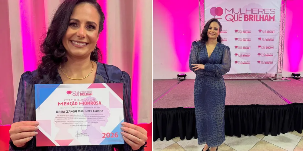 Erika Zanoni Fagundes Cunha recebeu uma Menção Honrosa