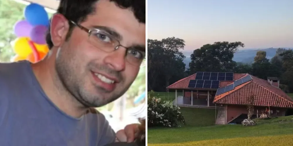 Dentista Luis Alberto Pohlmann Júnior, acusado de estupro de vulnerável e chácara onde teria ocorrido um dos crimes