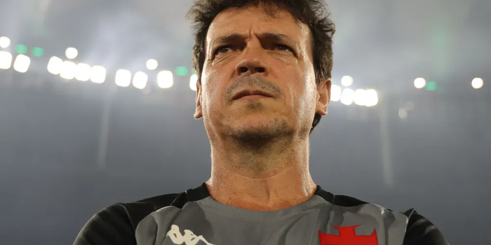 Fernando Diniz, na época, treinador do Vasco