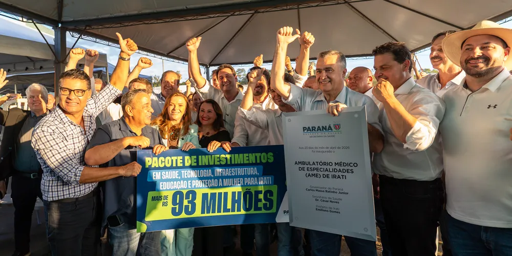 A iniciativa conta com a parceria da Prefeitura de Irati