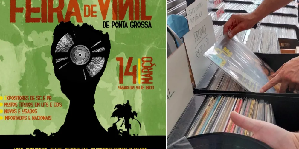 Além da comercialização de discos, a feira também funciona como ponto de encontro de colecionadores