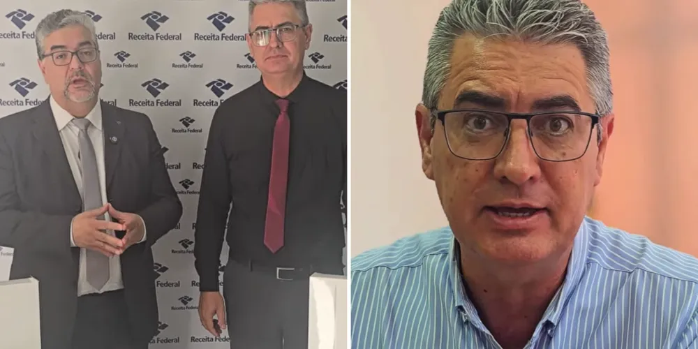 Küller se reuniu com o delegado chefe da Receita Federal em Ponta Grossa, Remi Deyab Jr