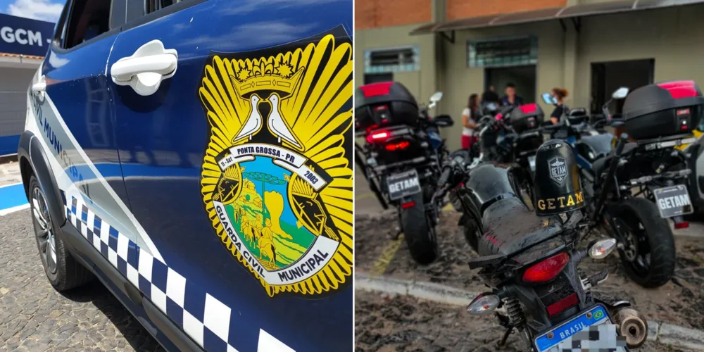 Durante as buscas, a equipe encontrou uma CG 160 na cor preta