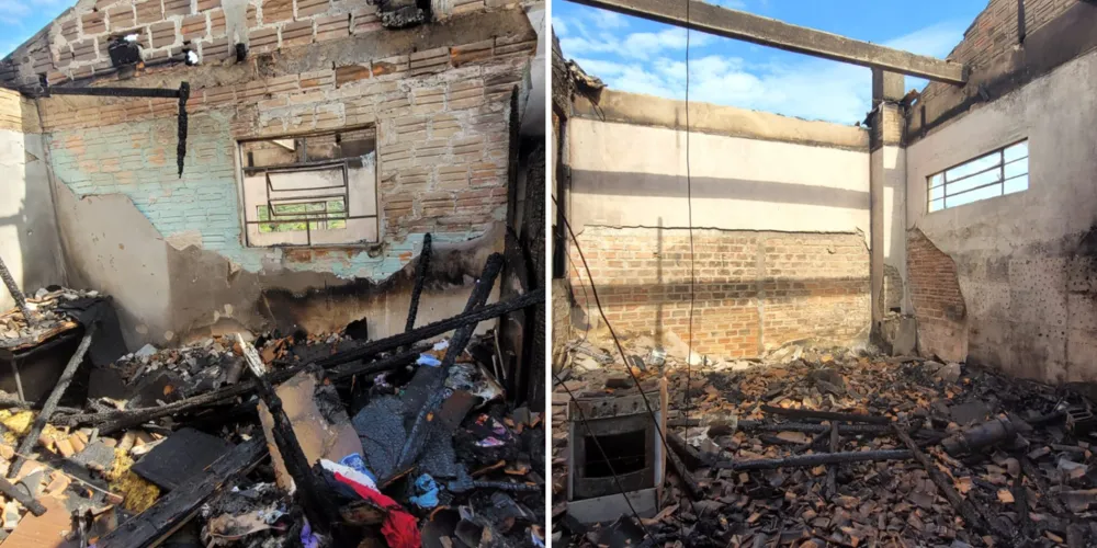 Um curto circuito acabou destuindo a casa de Rosana, que agora pede ajuda para recomeçar