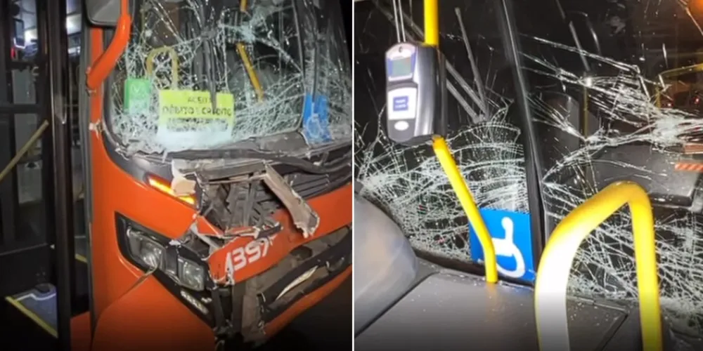 Os veículos tiveram apenas danos materiais, ninguém ficou ferido