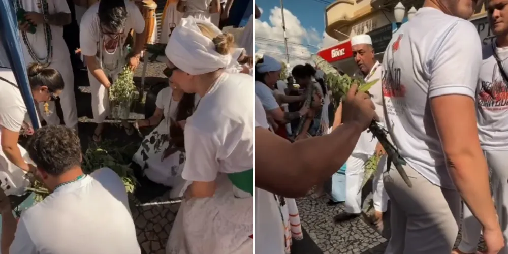 O Calçadão da cidade recebeu centenas de pessoas que participaram das atividades.